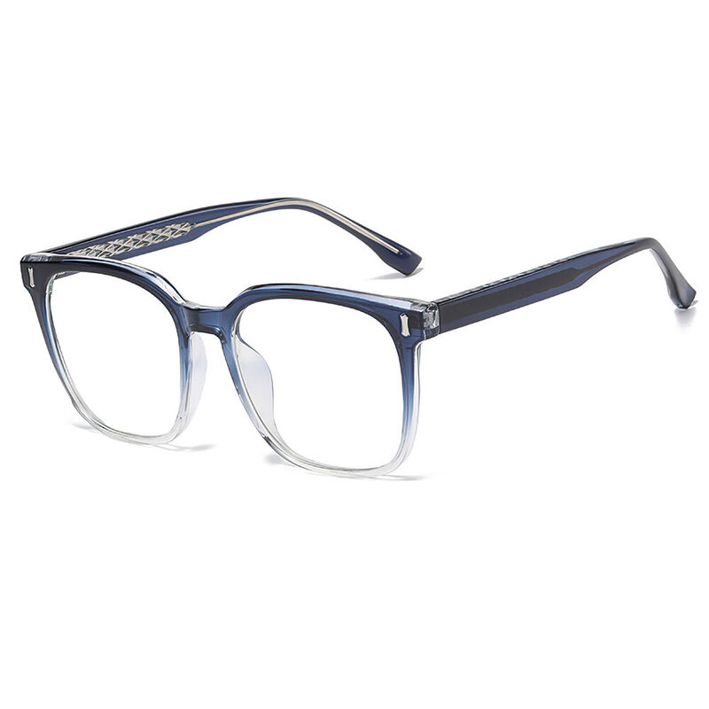 Tower Square Blue Glasses