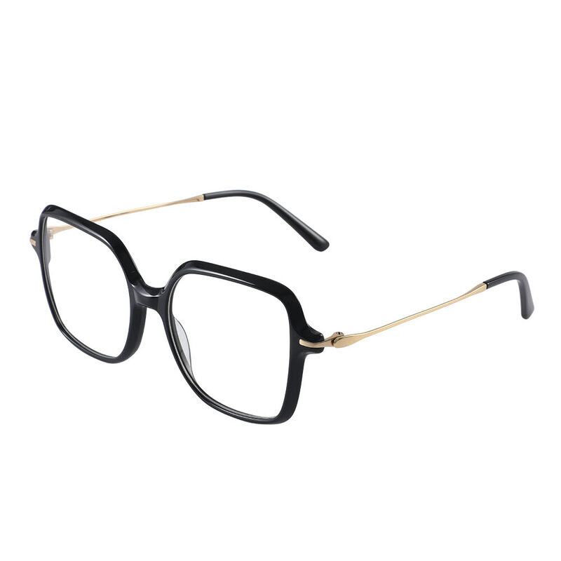 Wallace Geometric Black Glasses