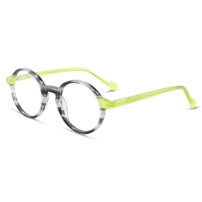 Bloor Round Grey Glasses