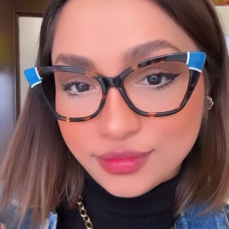 Xenia Cat Eye Tortoise Glasses