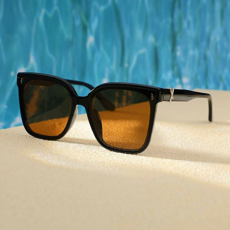 Lunettes de Soleil Bowen Carré Noir