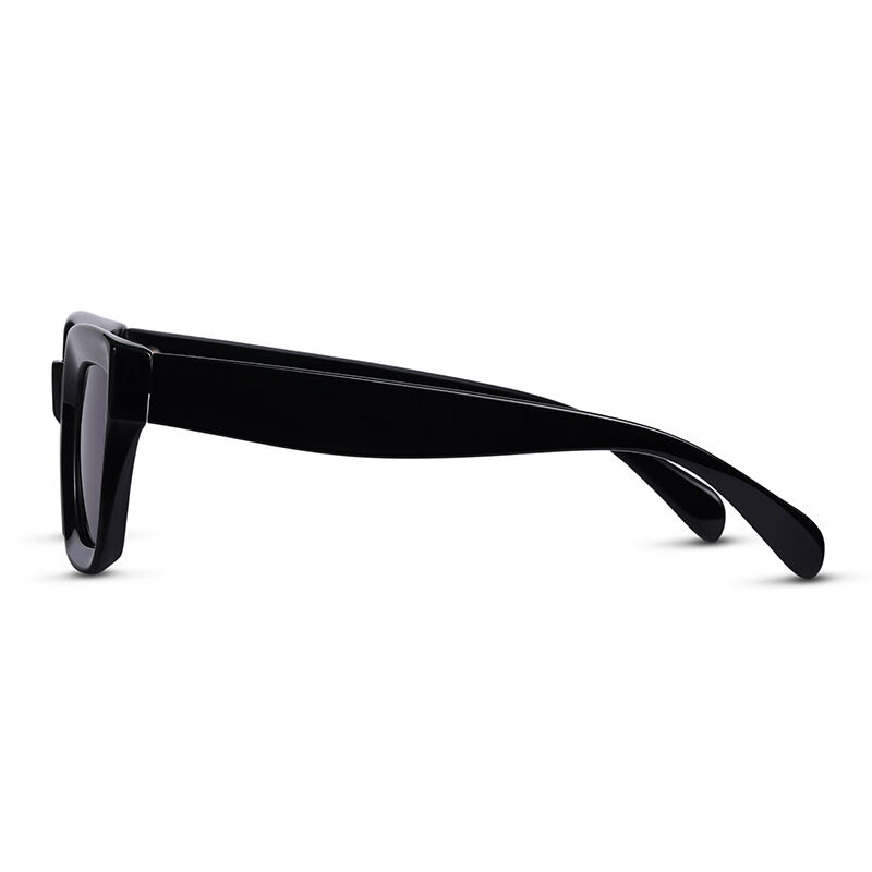 Futureland Rectangle Black/Grey Sunglasses