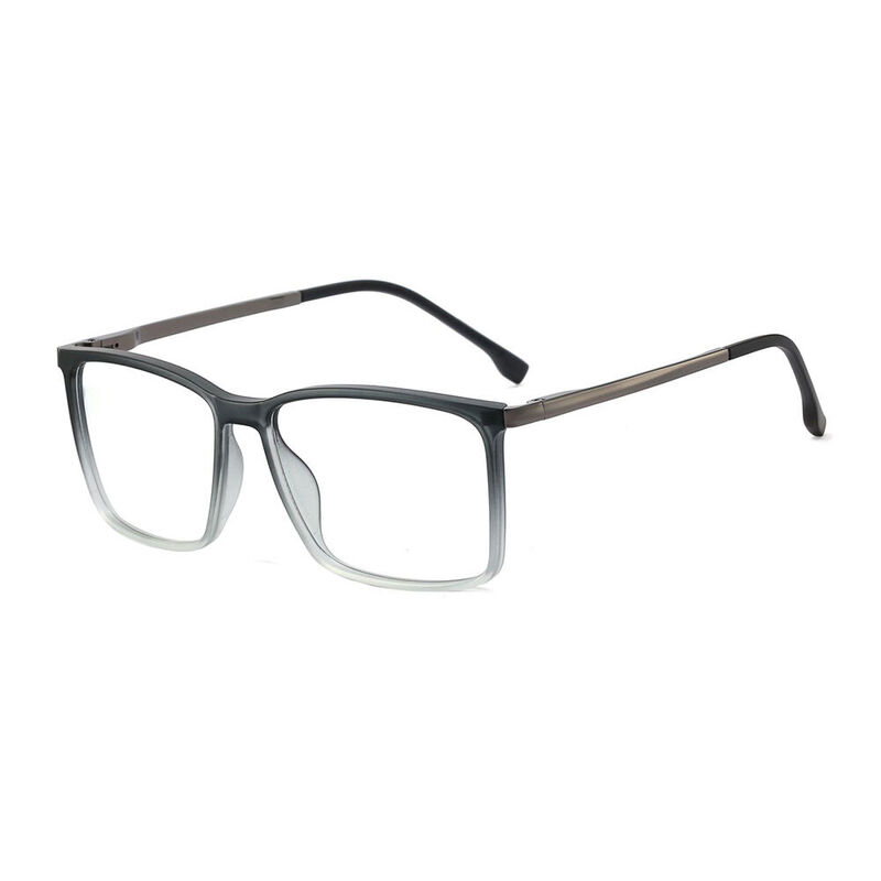 Resa Rectangle Gray Glasses