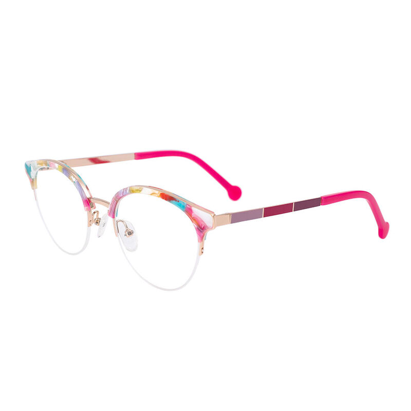 Naomi Browline Pink Glasses