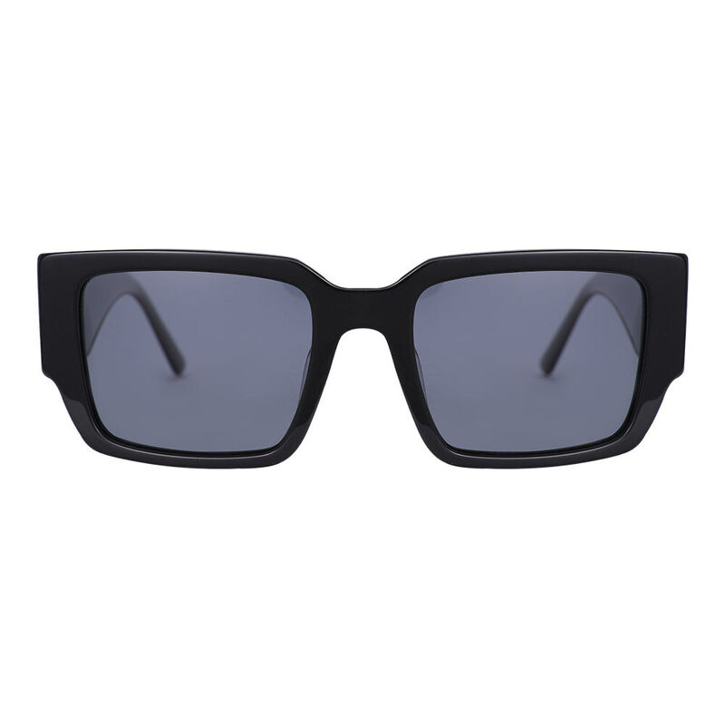 Hulda Square Black Sunglasses