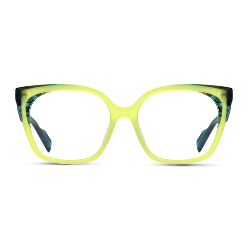 Angelo Square Green Glasses