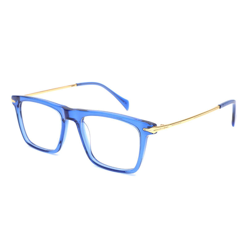 Huntingte Square Blue Glasses