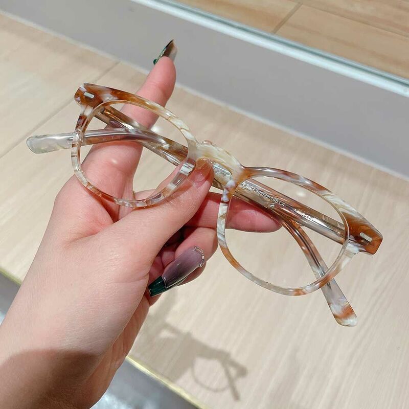Gafas Graduadas Cuadradas Naranjas Lew