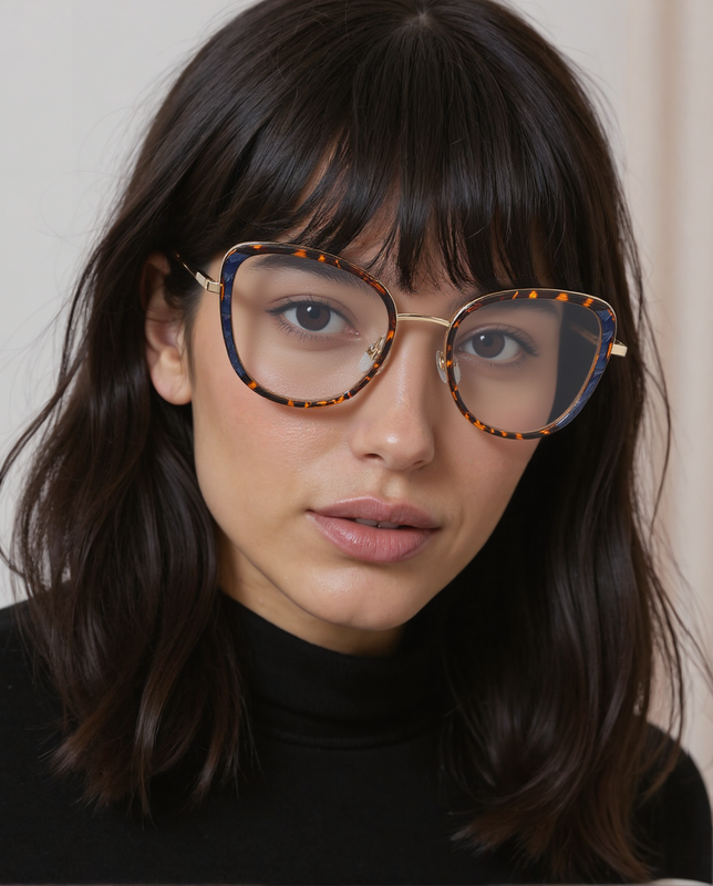 Sharon Cat Eye Tortoise Glasses