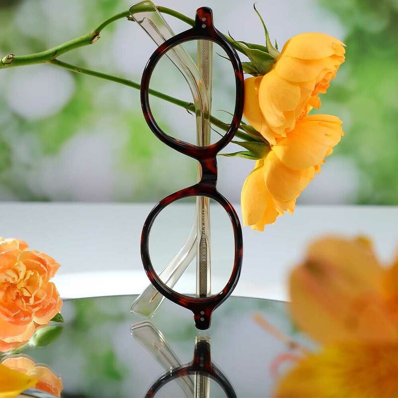 Dwight Oval Tortoise Glasses