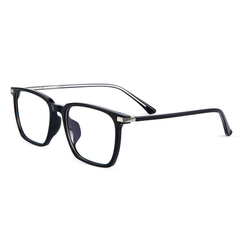 Rebus Square Black Glasses