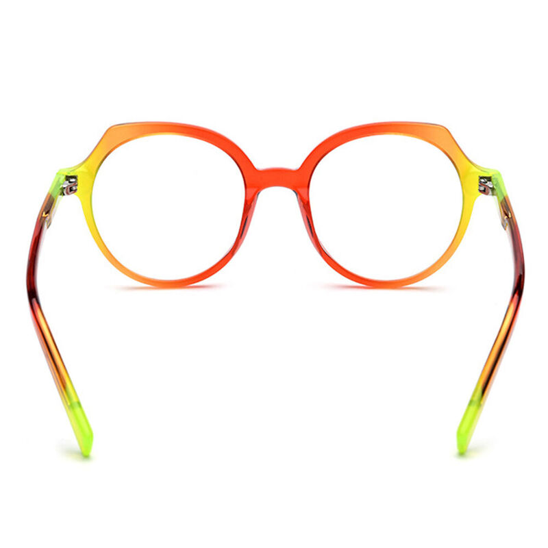 Joyce Cat Eye Orange Glasses