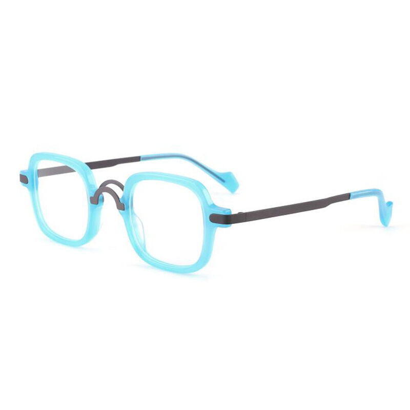 Sapir Square Blue Glasses