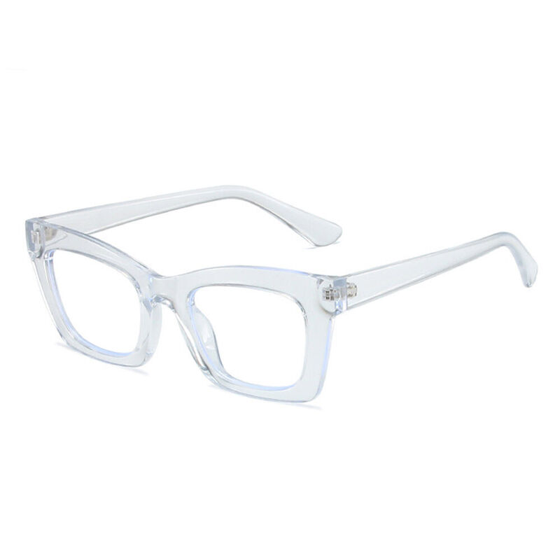 Ida Square Clear Glasses