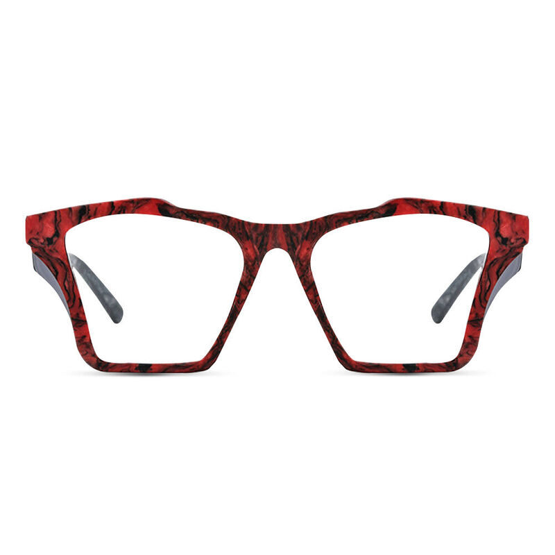 Karr Cat Eye Red Glasses