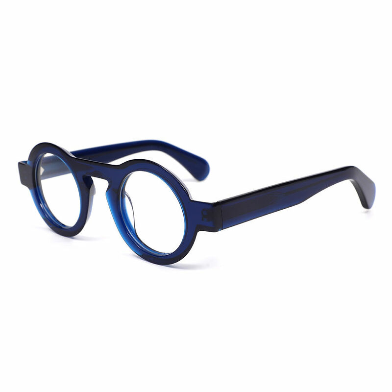 Jesso Round Blue Glasses