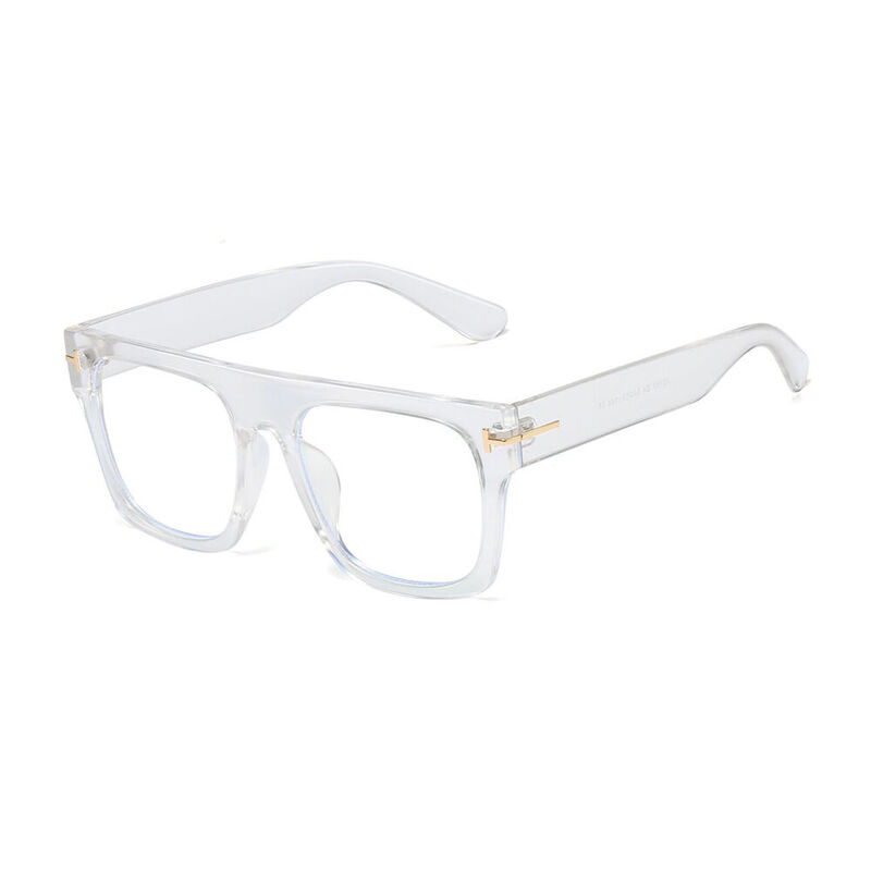 Vibrant Square Clear Glasses