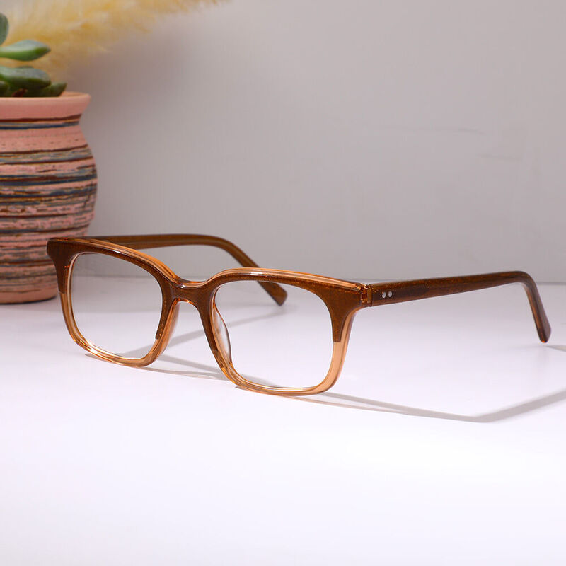 Fielding Square Brown Glasses