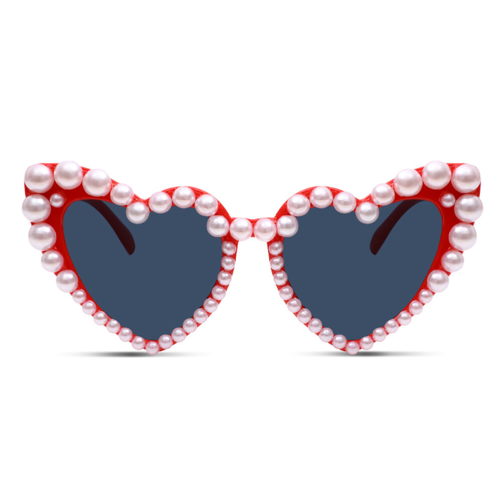 Quinti Heart Red Sunglasses
