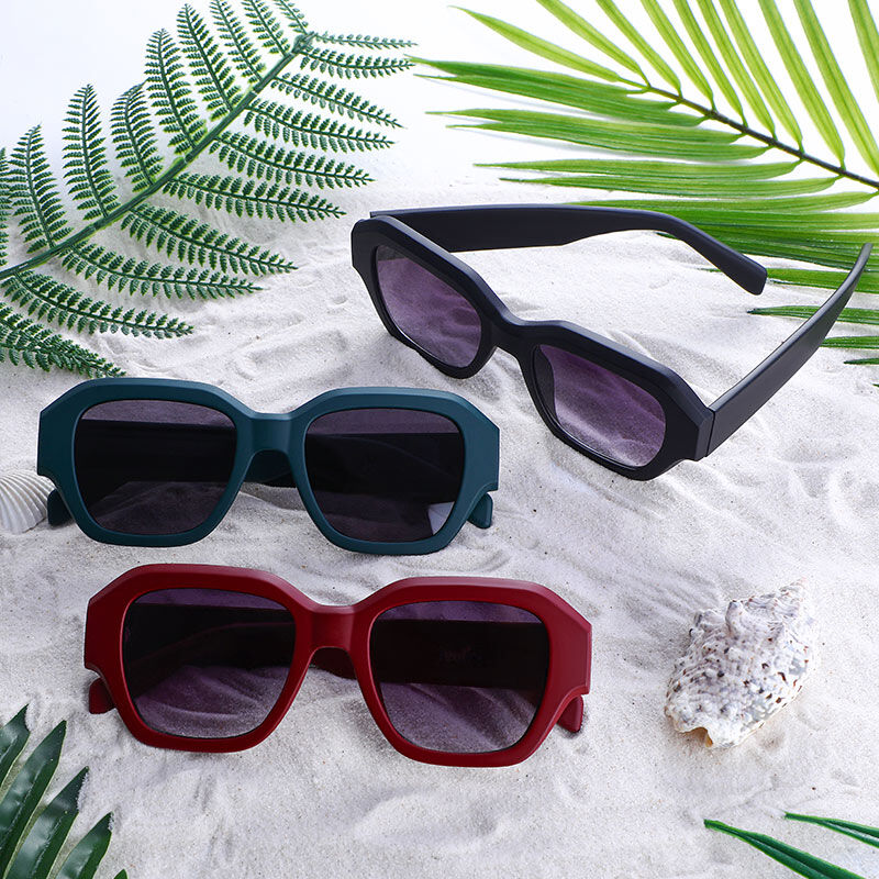 X Ray Square Red/Grey Gradient Sunglasses