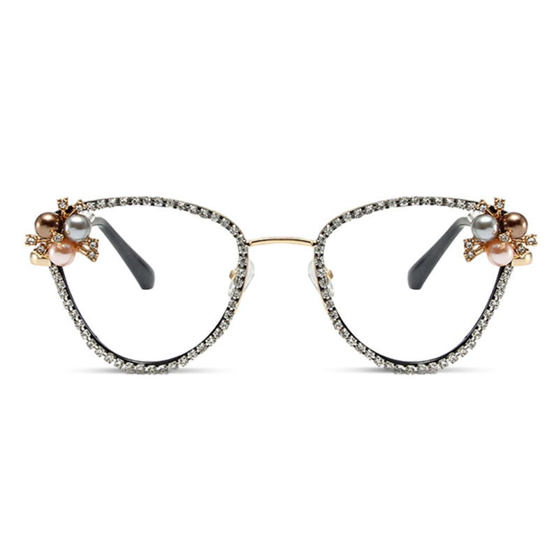 Rivera Cat Eye Black Glasses