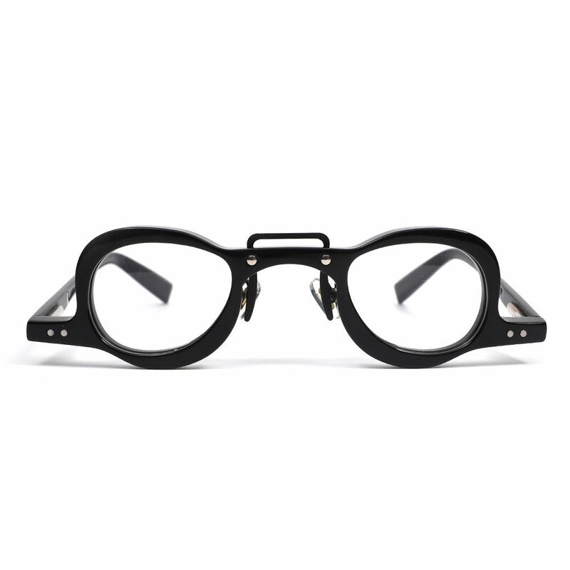 Rod Oval Black Glasses