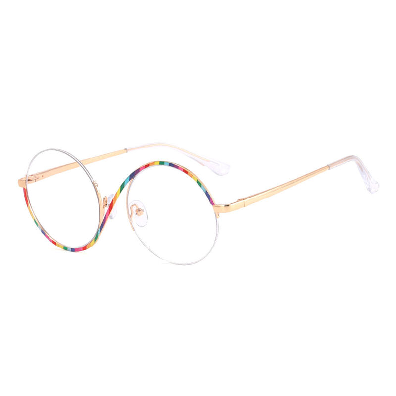 Hilary Round Multicolor Glasses