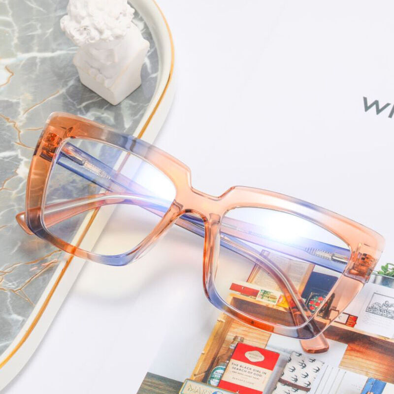Lunettes de Vue Bright Carré Orange