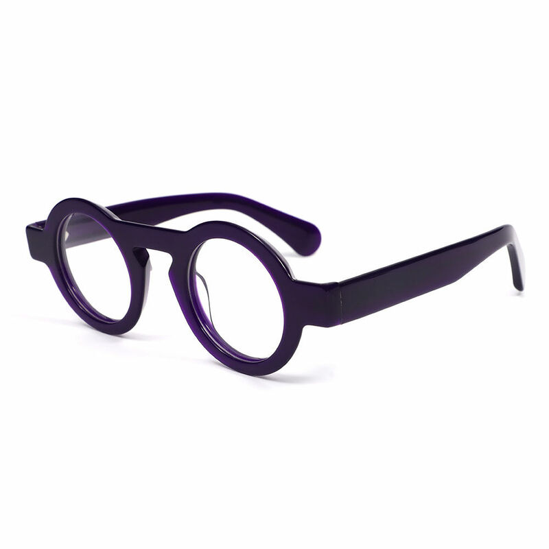 Jesso Round Purple Glasses