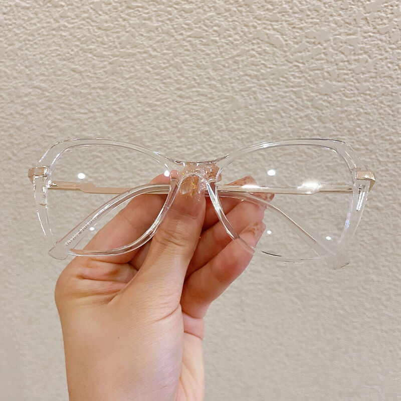 Besaa Cat Eye Clear Glasses