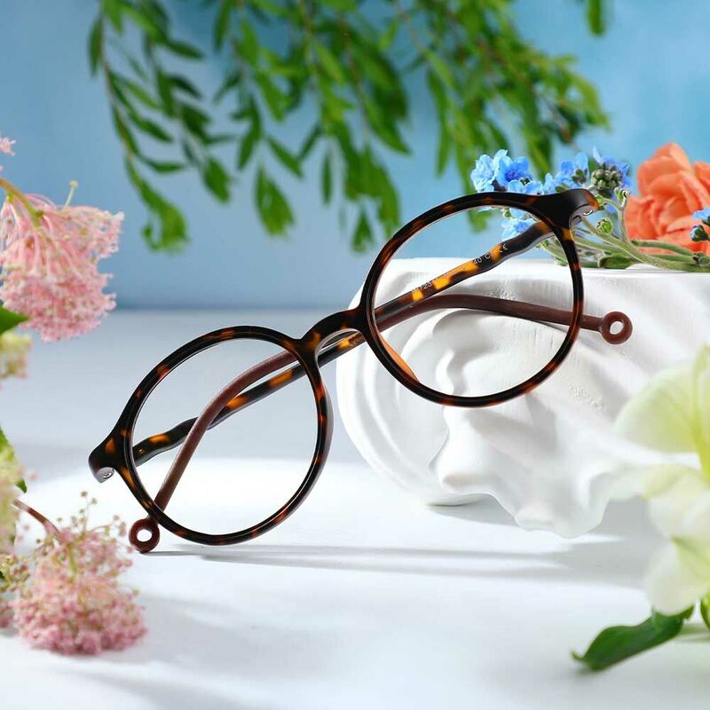 Abner Runde Schildkröte Brille