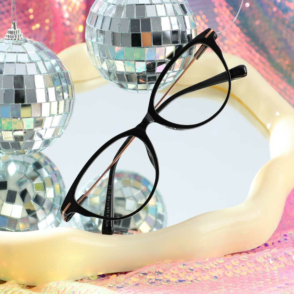 Occhiali da Vista Josephine Cat Eye Nero