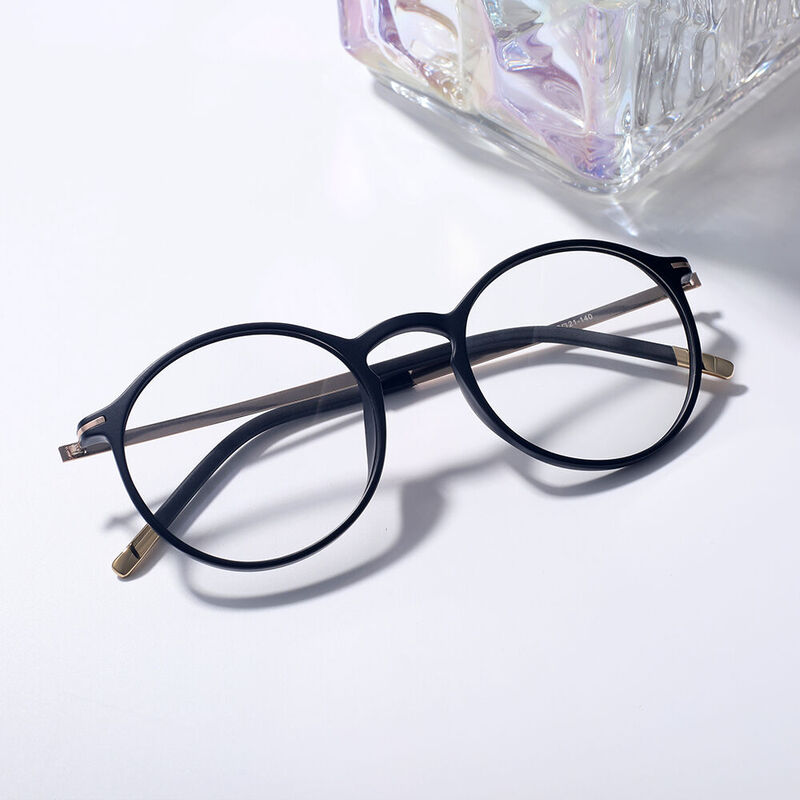 Potter Round Black Glasses