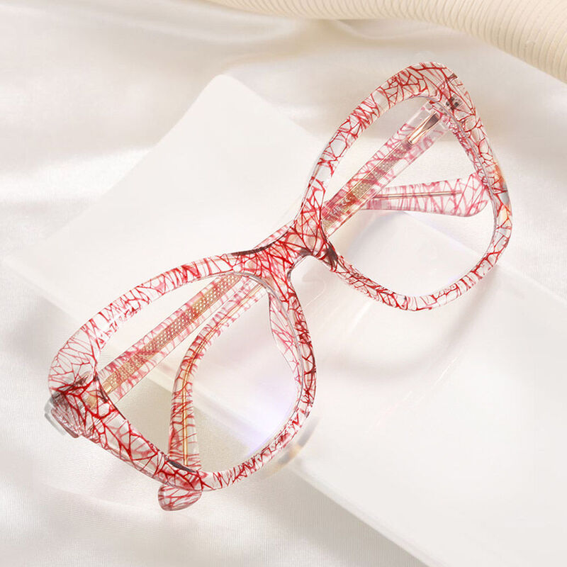 Admetus Cat Eye Pink Glasses