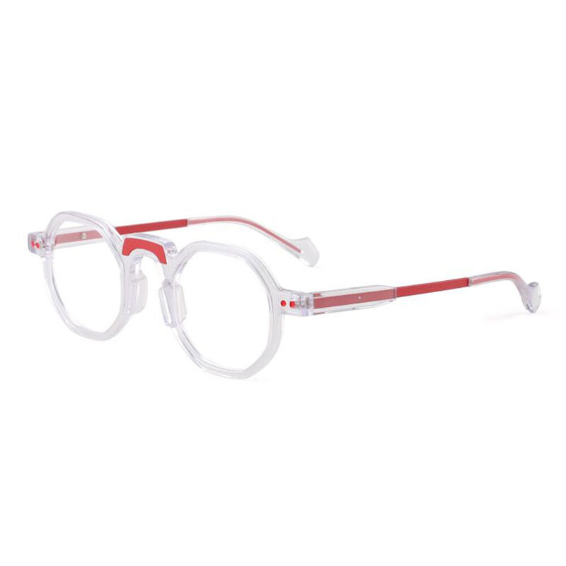 Bowen Geometric Clear Glasses 