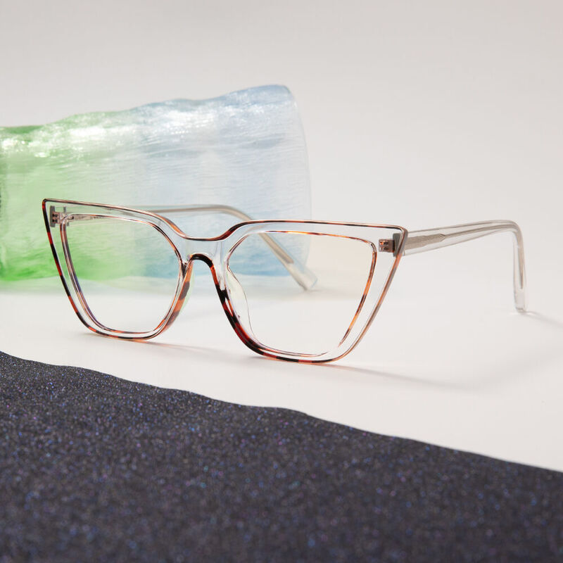 Elsa Cat Eye Tortoise Glasses