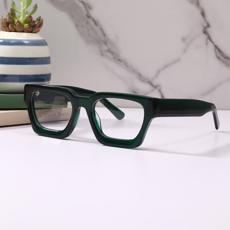 Petor Square Gray Glasses