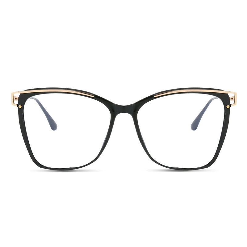 Anderio Cat Eye Black Glasses