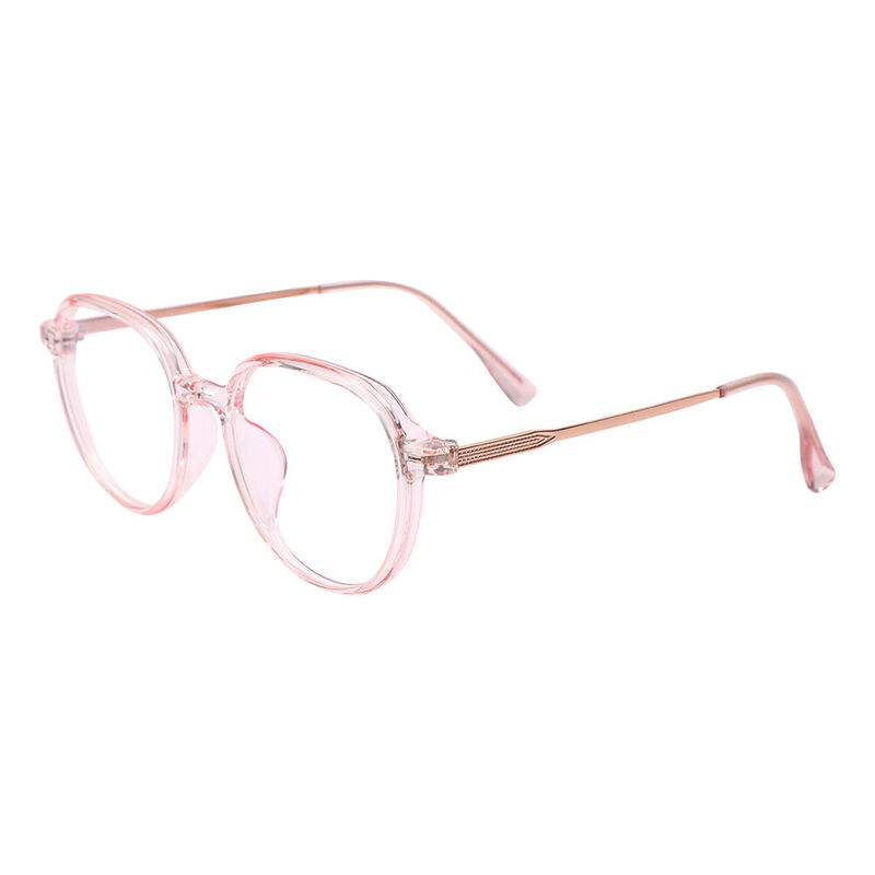 Hoove Geometric Pink Glasses