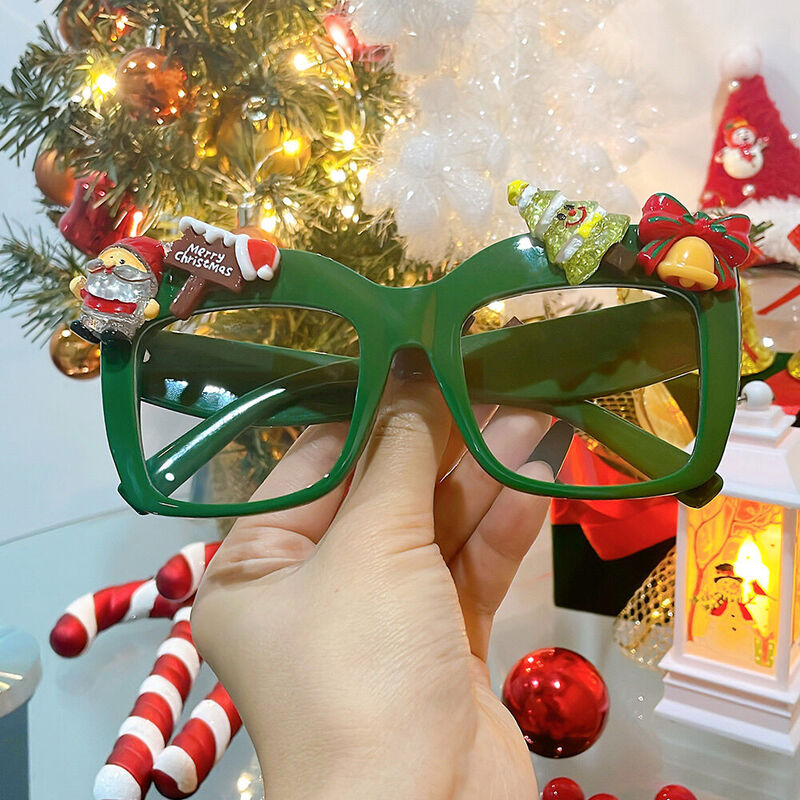 Sally Cat Eye Christmas Tree Glasses