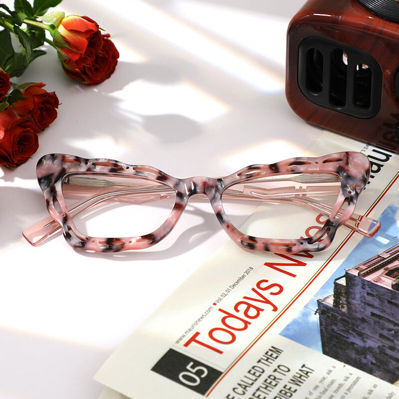 Patienca Cat Eye Pink Glasses