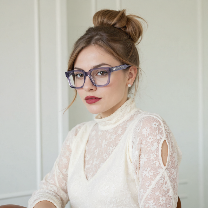 Lunettes de Vue Adam Carré Gris