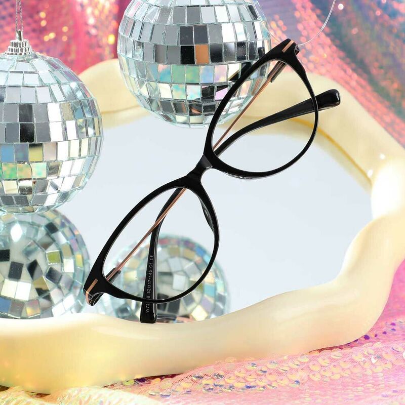 Occhiali da Vista Josephine Cat Eye Nero