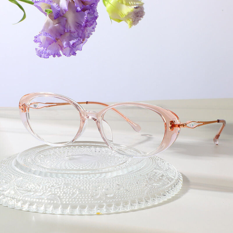 Lunettes de Vue Paddy Cat Eye Rose