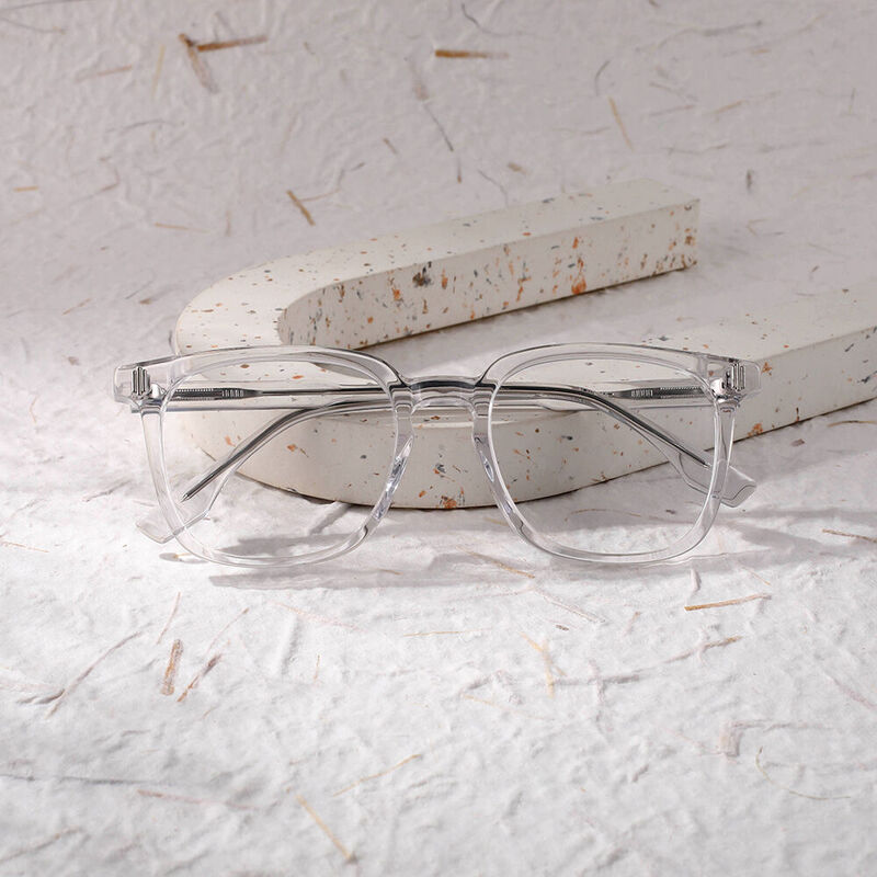 Colin Square Transparent Glasses