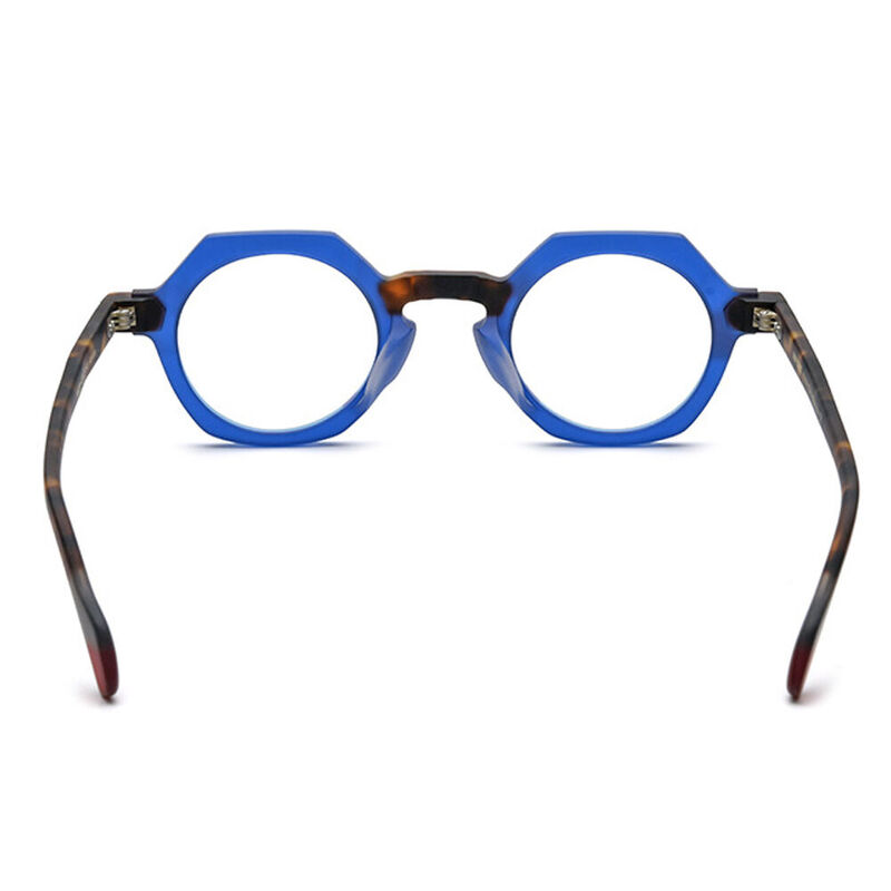 Tonaya Geometric Blue Glasses