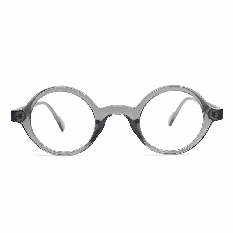 Kristi Round Gray Glasses