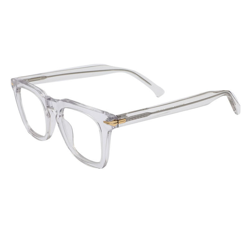 Zecharia Square Clear Glasses
