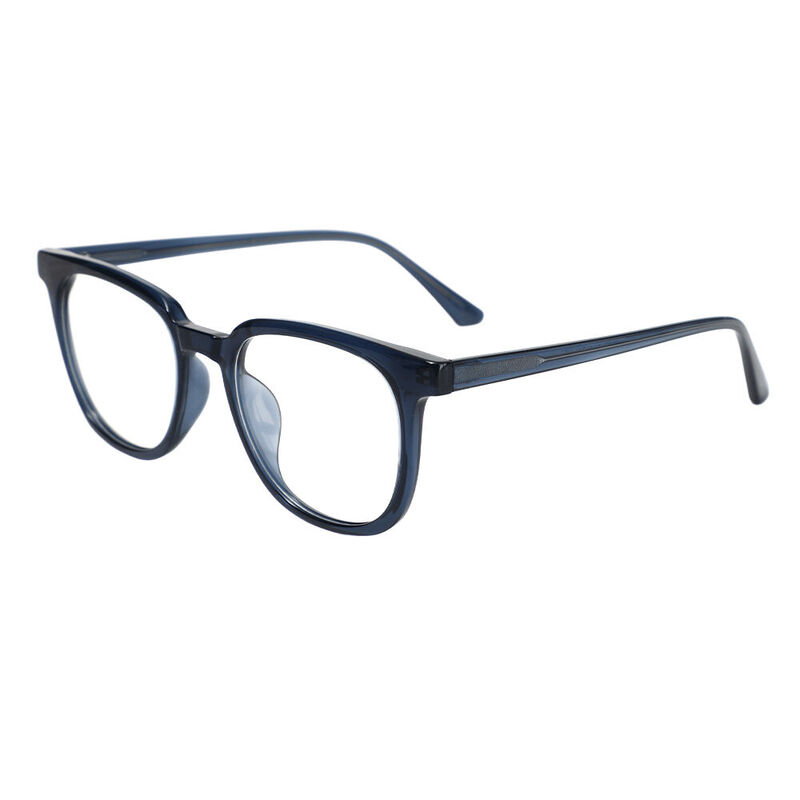 Bertha Square Blue Glasses