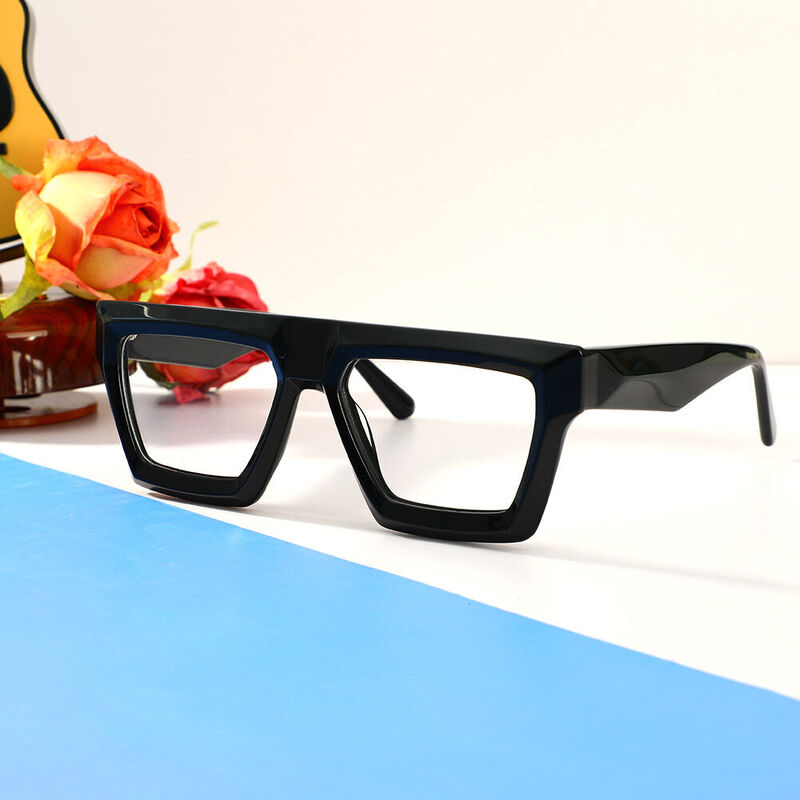 Duncan Pilote Schwarze Brille